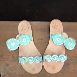 Jack Rogers Turquoise Sandals